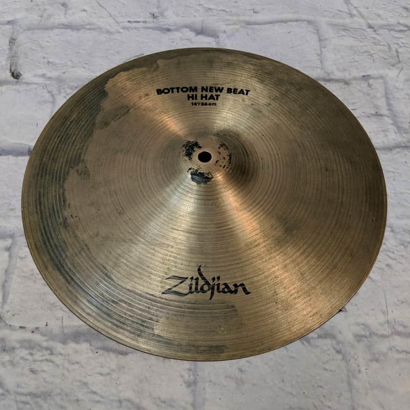 Zildjian 14 New Beat Bottom Single Hi Hat Cymbal image 1