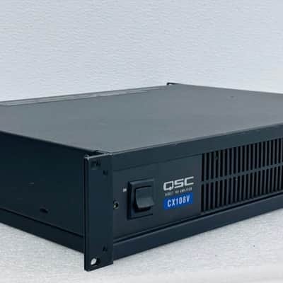 QSC CX108V 8-Channel Commercial Power Amplifier 2010s - Black image 6