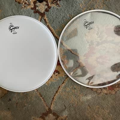 REMO/GRETSCH LOGO SNARE HEADS 2026 - COATED/CLEAR image 2
