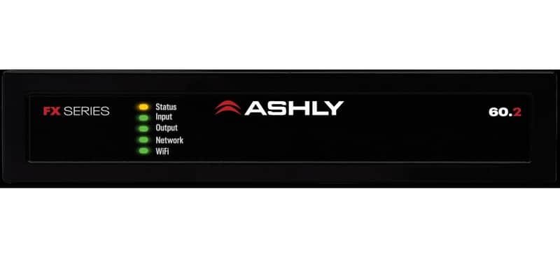 Ashly FX60.2 1/2-Rack Compact 2-Channel Power Amplifier with DSP image 1
