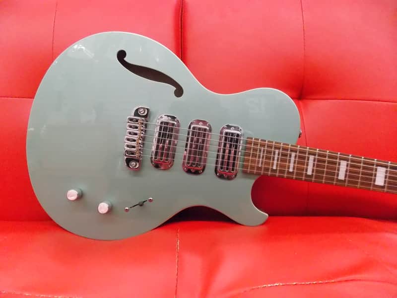 Brownsville Choirboy Semi-Hallow Electric Guitar Sea Foam Green