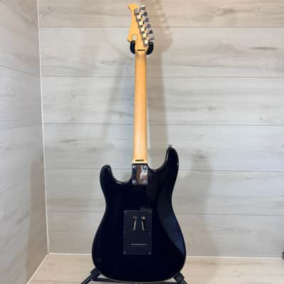 Silvertone SS-11/BK Stratocaster Style Electric Guitar – Black, Rosewood Fingerboard, Classic S-Style Tone 2002-2008 image 9