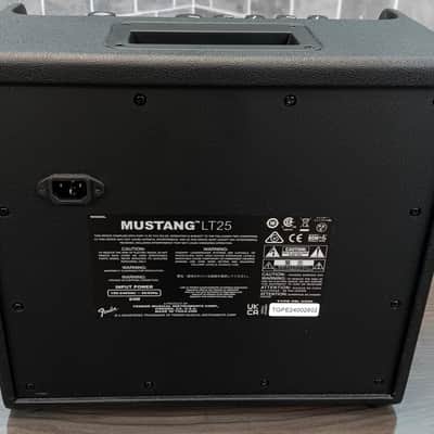 Fender Mustang LT25 25-Watt 1x8" CLEAN Digital Modeling Guitar Combo 2019 - Present - Black image 2