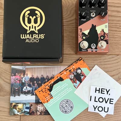 Walrus Audio Monument Harmonic Tap Tremolo V2 Coral / Black, In Stock Ships Fast ! image 1