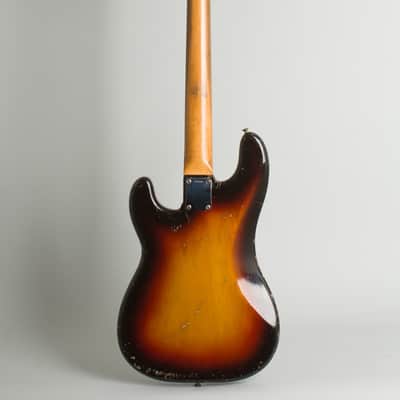 Fender Precision Bass Solid Body Electric Bass Guitar (1961), ser. #61838, original brown tolex hard shell case. image 2