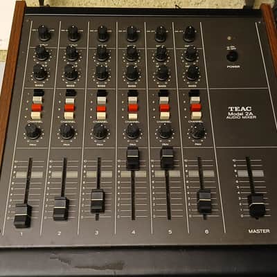 Teac Tascam 2A with MB 20 meter bridge 70's - Black with wood sides image 2