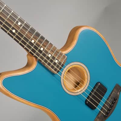 FENDER AMERICAN ACOUSTASONIC JAZZMASTER OCEAN TURQUOISE image 4