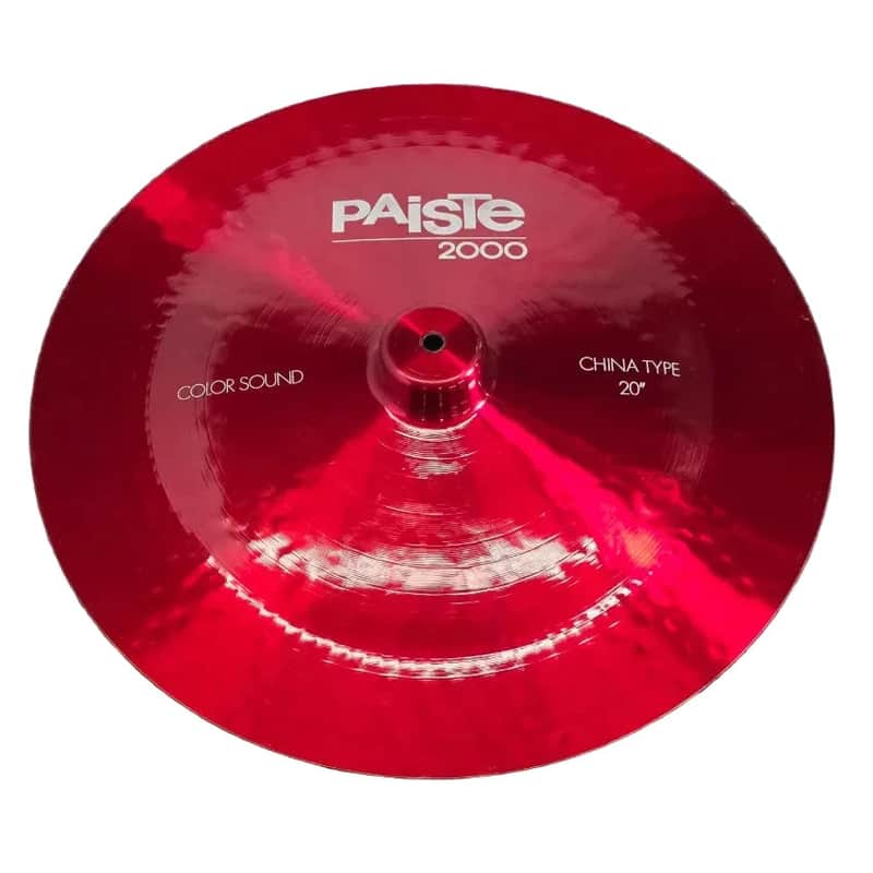 Used Paiste 2000 Color Sound Red China Cymbal 20" - Good image 1