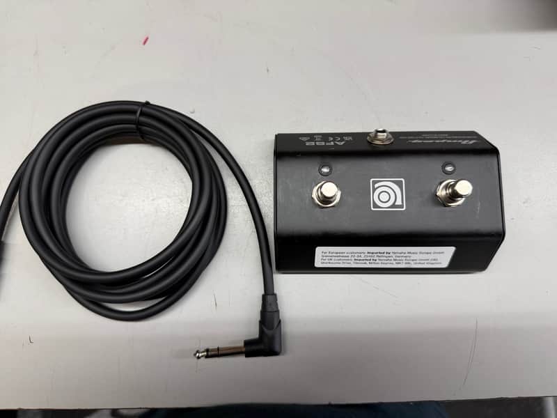 Ampeg AFS2 2-Button Footswitch 2020s - Black image 1