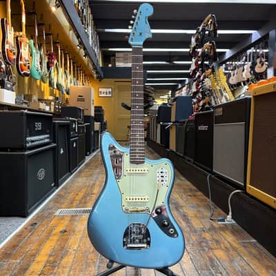 Fender Custom Shop 1964 Jaguar Journeyman Relic Electric Guitar Faded Aged Lake Placid Blue w/Hard Case image 4