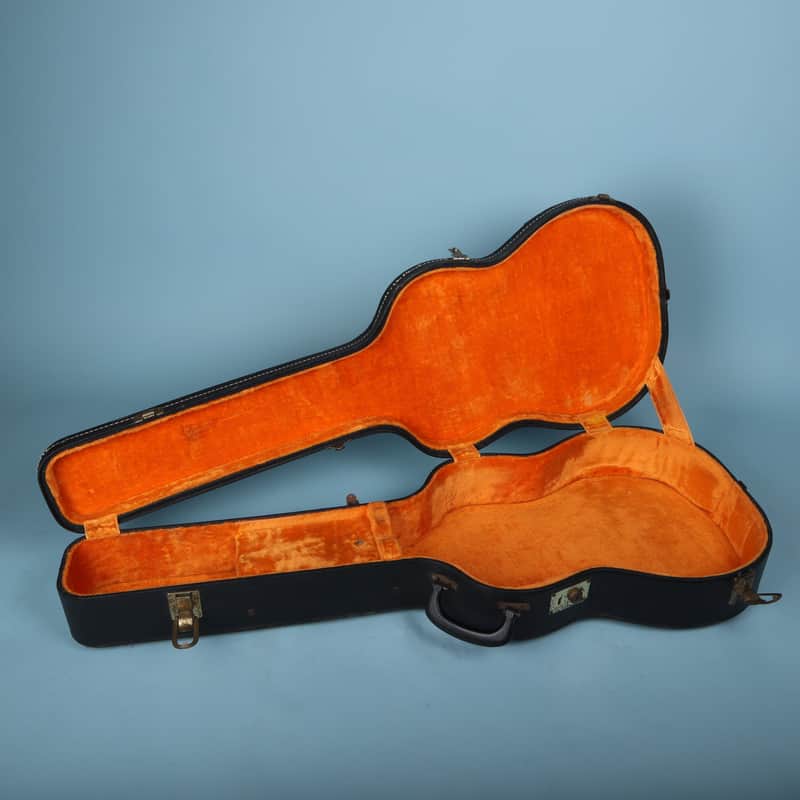 60s Gibson Hard case fits LG-1,LG-2,LG-3, CF-100, CF-100E Orange image 1