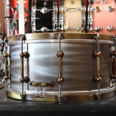 Ebenor Percussion 7x14 Heavy Feather Aluminum Snare Drum image 2