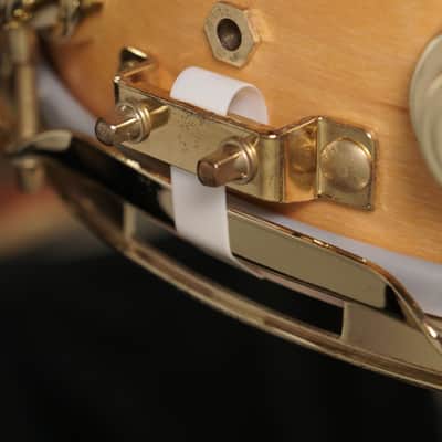 DW 4.5x13" Pre-Collector's Series Snare Drum - Satin Natural Oil - Carl Allen image 7