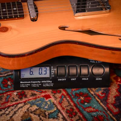 FENDER USA Custom Shop Knotty Pine Telecaster Thinline "Aged Natural + Rosewood" (2020) image 4