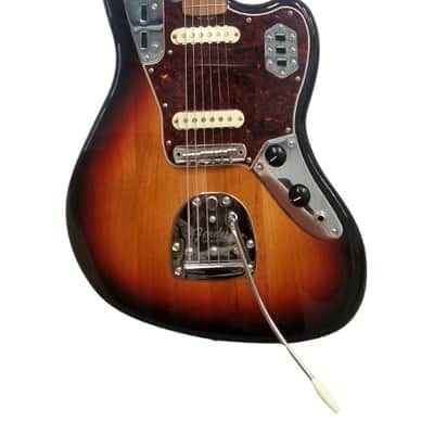 Fender Jaguar - Electric Guitars - 3-Colour Sunburst - Very Good w/ Soft Case image 1