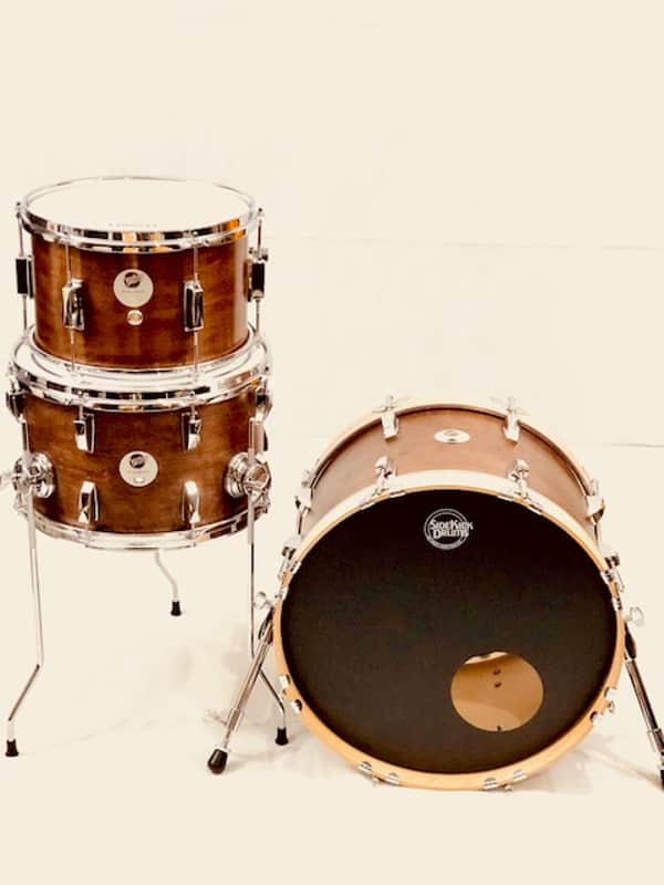 Side Kick Drums 3 Piece Bop Kit Shell Pack Red Mahogany image 1
