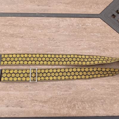 Vintage 1970's Ace Smiley Face Guitar Strap! Extremely Rare, Original Case Candy! image 2