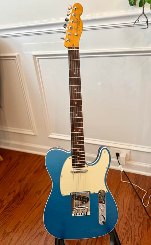Fender American Ultra Luxe Vintage '60s Telecaster Custom - Lake Placid Blue image 1