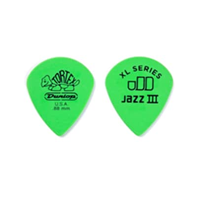 Dunlop 498R.88 TORTEX JAZZ III XL. .88MM image 1
