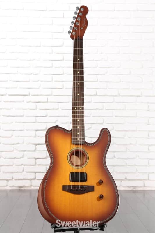 Fender Acoustasonic Standard Telecaster Acoustic-electric Guitar - Honey Burst (AsTeleSHBd1)