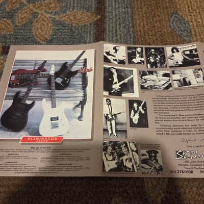 Vintage Circa 1985 St. Blues Guitar Catalog! Rare, Original Case, Paperwork! image 4