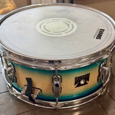 Tama 6.5x14 Superstar maple snare drum - Caribbean lacebark pine fade image 3