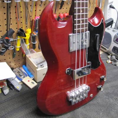 Gibson EB0 1965 - Cherry - 100% Orig - Read for full Details image 5