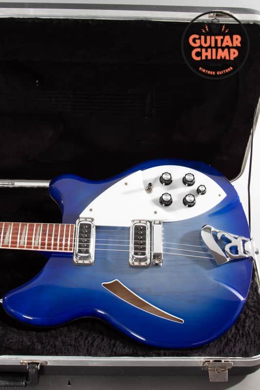 2006 Rickenbacker 360 Blueburst – Rare Finish, All Original, w/ OHSC image 1
