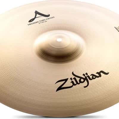Zildjian 17" A Series Medium Thin Crash Cymbal image 2