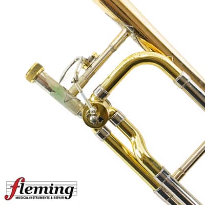Bach Stradivarius 42G Professional Tenor Trombone - Gold Brass Bell image 5