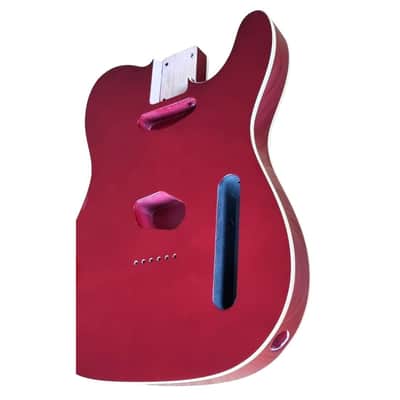 Telecaster body Metallic Red and double binding, Alder image 2
