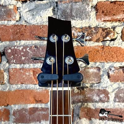 Economy Acoustic Electric 4-String Bass (2010s - Blue) image 3