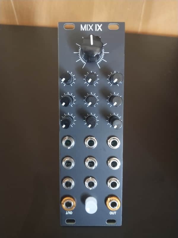 MIX IX - 8HP, Nine-Input Discrete Eurorack Mixer Module image 1