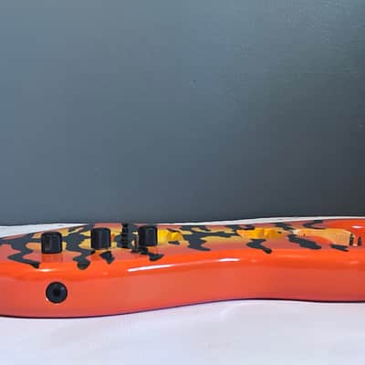 2020 Kramer Pacer Vintage Series Bengal Tiger Stripe Guitar Body Floyd Ready image 22