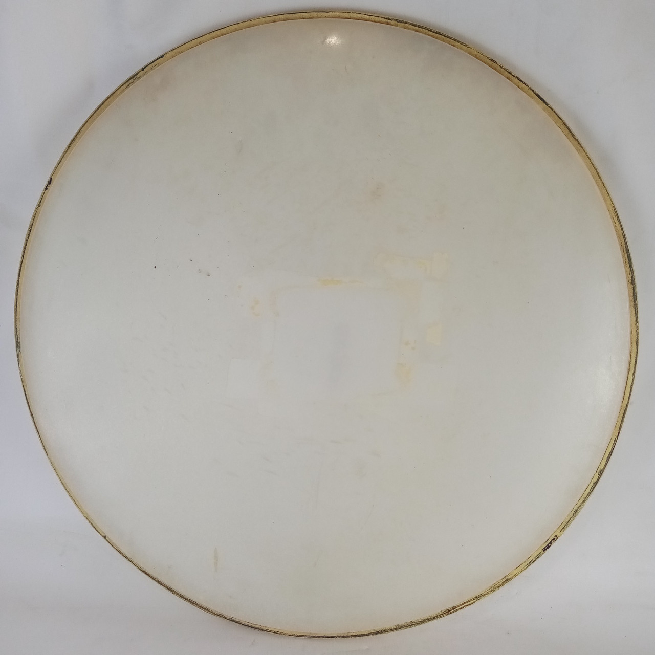 Gretsch 22"Permatone Bass Drum Head Plastic Remo Vintage 60s Round Badge Renown — main photograph