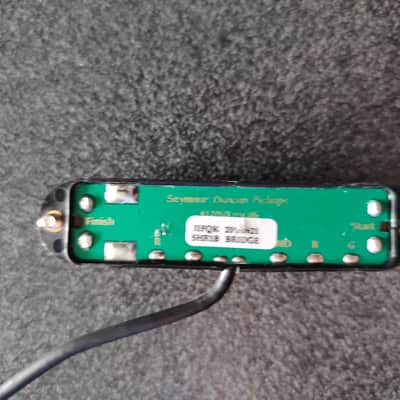 Seymour Duncan SHR-1b Hot Rails Strat Bridge Pickup 2010s - Black image 2