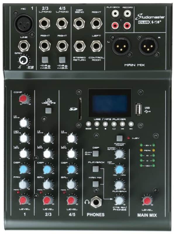 Studiomaster Club XS5+ 5-Input Mixing Console image 1