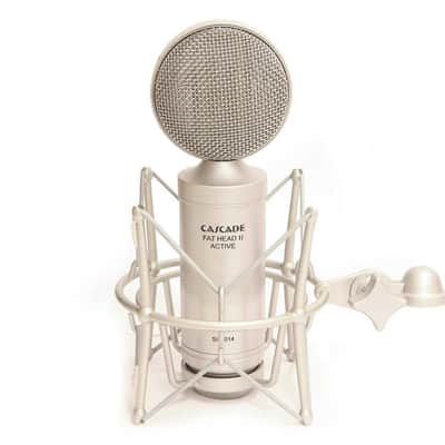 Cascade Fathead II Active/Passive. Phantom-powered Active Ribbon Microphone (Silver) image 2