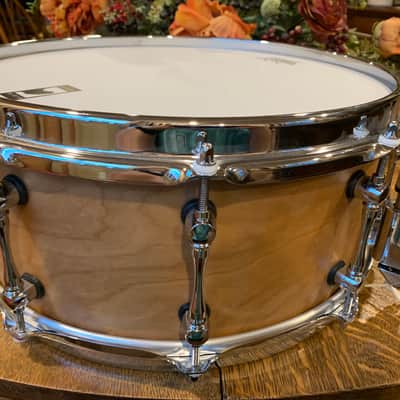 Mapex Black Panther Design Lab 6 x 14 Cherry Bomb Snare 2020 Natural Satin image 2