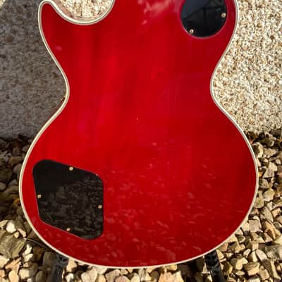 Gibson Custom Shop, Les Paul Custom, Translucent Red, 2000s image 9