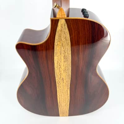 2017 Taylor Custom Grand Auditorium - Dark Cedar + Cocobolo image 13