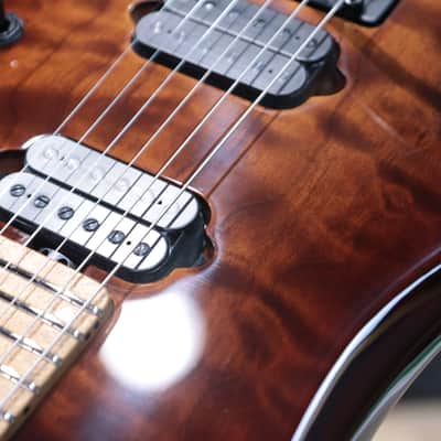 Ernie Ball Music Man JP15 John Petrucci Amber Waves Quilt Electric Guitar w/Case image 15