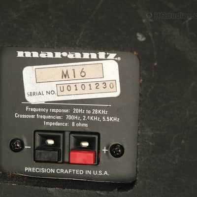 Marantz M16 Vintage Speakers - Professionally Restored - 1-Year Warranty image 7