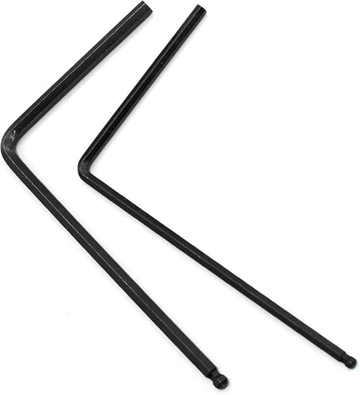 Guitar Truss Rod Wrench 4mm & 5mm Guitar Allen Wrench Tool for Martin Acoustic Guitar, Deep or Narrow Truss Rod Adjustment, Ball End Allen Key Set image 1