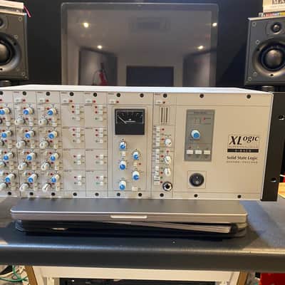 Solid State Logic X-Rack 28 Channel Summing Mixer + Stereo Bus Compressor & custom Mogami breakout cables image 1