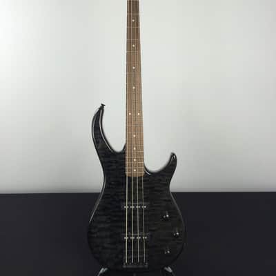 Peavey Millennium 4 BXP Electric Bass Guitar Transparent Black image 1