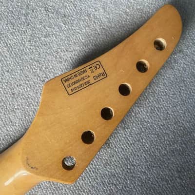 JSZ Guitar Maple Wood Neck, 22 Frets Fingerboard image 3
