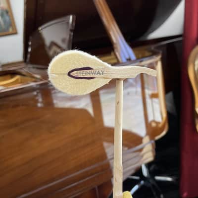 Steinway Model M 5'7" Chippendale Grand Piano 1997 (Restored) - Satin Mahogany image 25