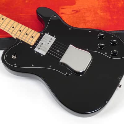 1978 Fender Telecaster Custom - Black - Original Case - Keith Richards Vibe image 5