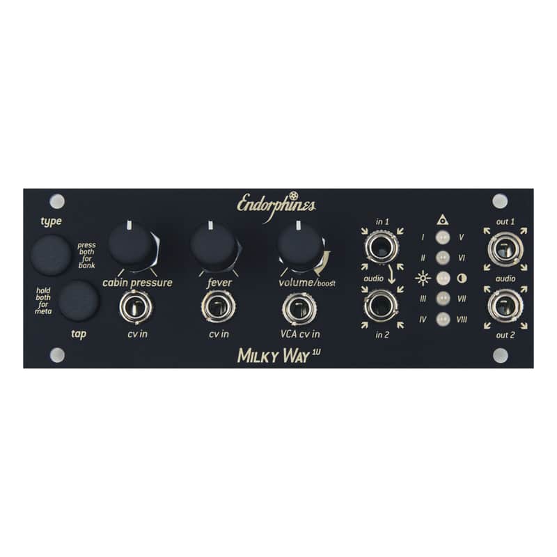 Endorphin.es Milky Way Eurorack Digital Effects 1U Module (Black) image 1